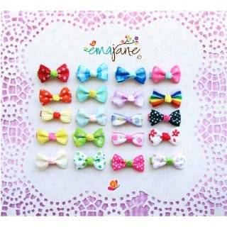 Ema Jane   Assorted Set of 20 Cute Vintage Hair Bow Clips (10 Matching 