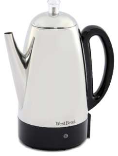 54159 West Bend 12 Cup Stainless Steel Percolator  