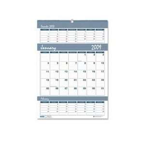 of Doolittle Products   Wall Calendar, 3 Month, 12 Months, Jan Dec, 12 