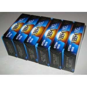 TDK 6 Pack of 30 Minute VHS C Camcorder Tapes (TC 30HG 