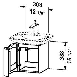  PV6765R8540 White / Black PuraVida PuraVida Vanity Wall Mount 12 