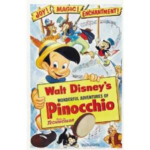    Pinocchio (1940) 27 x 40 Movie Poster Style E