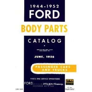    1944 1949 1950 1951 1952 FORD Parts Book List Guide Automotive