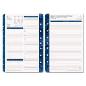 Two Page per Day Planner Refill, 5 1/2 x 8 1/2   Sold As 1 Each   Two 