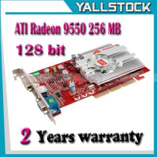   ATI Radeon 9550 256 MB AGP 3D Video 128 bit and DDR memory Card  
