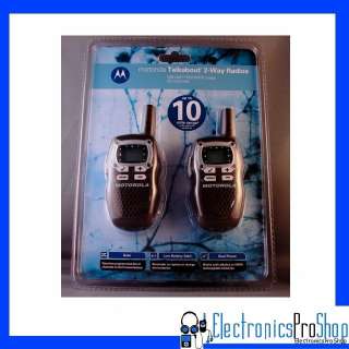 Motorola MB 140R Talkabout 10 Mile 2 Way Radio New  