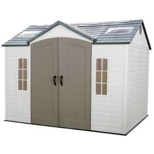  Lifetime 60005 8 by 10 Foot Outdoor Storage Shed with 