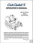 Cub Cadet Operation Manual Models 364,365,365L