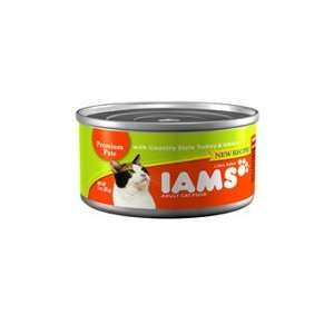  Iams Canned Cat Food Turkey 5.5 oz Case (12) Kitchen 
