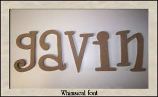 UNFINISHED WOOD LETTER WOODEN WALL HANGINGS  