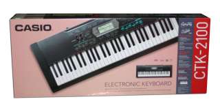 NEW CASIO CTK2100 61 KEY DIGITAL ELECTRONIC KEYBOARD PIANO FULL SIZE 