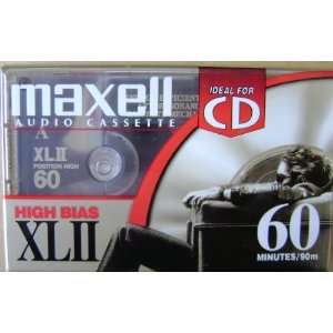   60 IEC Audio Cassette Tape   Ideal for CD   Position High   60 minutes