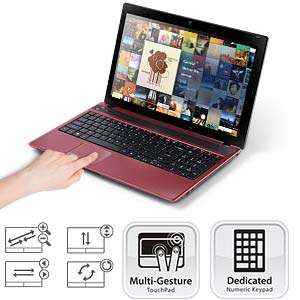 Acer AS5552 3104 15.6 Inch Laptop (Mesh Red)