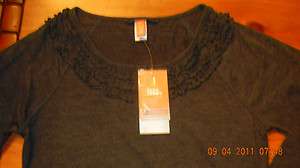 68 Lucy Activewear Mountain Henley, Charcoal, X Small  