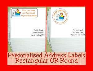 Gone Fishing Personalized Address Labels  