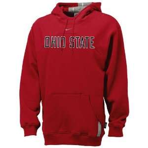  Nike Ohio State Buckeyes Scarlet Youth Play Action Hoody 