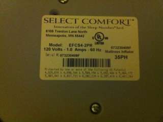   Comfort EFCS4 2PR   Dual Hose Mattress Air Pump w/ one digital control