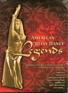   BELLY DANCE LEGENDS Performances, Interviews, History, Lore DVD  