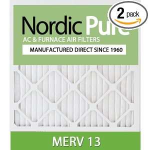   16x20x4M13 2 MERV 13 Pleated Air Condition Furnace Filter, Box of 2