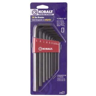 KOBALT Tools Sae / Metric Allen Hex Wrench Sets ( 10 Sae / 10 Metric 