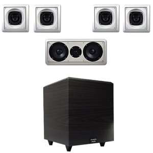 S191 Home Surround Sound System w/4 5.25 Speakers/Center Channel & 12 