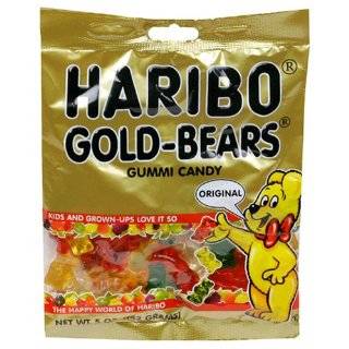 haribo gummi candy original gold bears 5 ounce bags pack of 12 by 