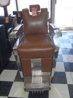Antique Vintage Emil J. Paidar Barber Chair (item #301)  
