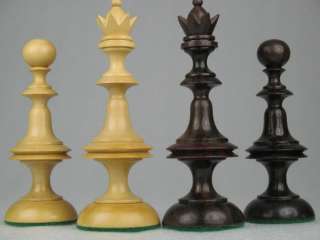 Reproduction Vintage Antique Design Chess Set Rose Wood Pieces 