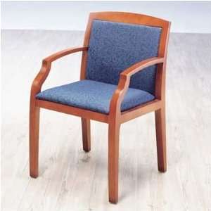  Contempo Hourglass Back Guest Chair   Scalloped Arms 