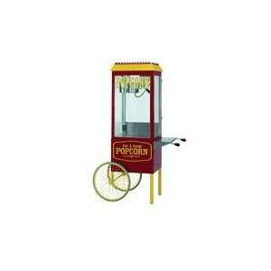  Antique Popcorn Machine with 6oz Kettle and Cart Kitchen 