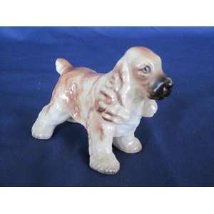  Vintage ENESCO Porcelain Cocker Spaniel Dog Figurine   3 3 
