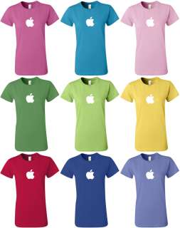 Perfect WOMENS apple t shirt for all of you Apple Computer Addicts 