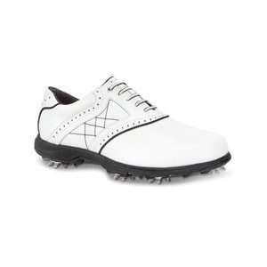 Etonic Lady Sport Tech Saddle Golf Shoes White   Black 8.5 W  
