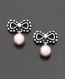    Fresh by Honora Childrens Pink Pearl Drop Earrings customer 