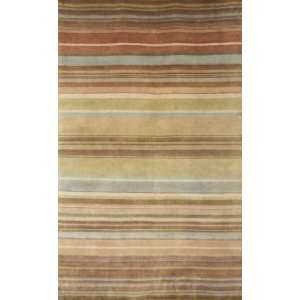   Hand Knotted Area Rug Stripe 2 3 x 8 Aqua Carpet Furniture & Decor