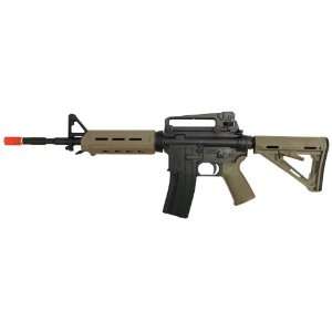  King Arms M4 MOE Airsoft Gas Gun Rifle Desert Earth 