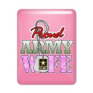  iPad Case Hot Pink Proud Army Wife 