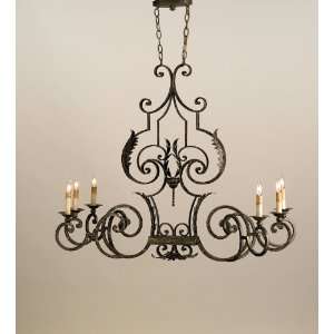  Currey & Co Assurance Oval Chandelier