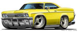   Impala SS 396 Turbo Jet Wall Graphic Cartoon Car Decal Home Decor