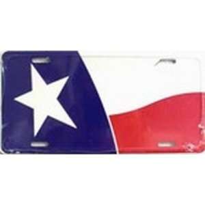 Flag of Texas Waving Flag License Plates Plate Tag Tags auto vehicle 