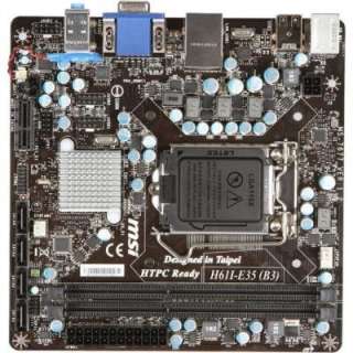 MSI H61I E35 (B3) Desktop Motherboard   Intel H61 Express Chipset 