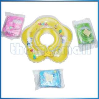 Flower Shape Baby Inflatable Swim Ring Neck Collar Ring  