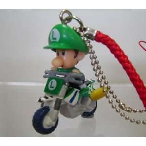   Mario Tiny Mini Kart Figure Strap Keychain Baby Luigi Toys & Games