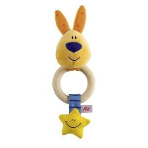  Sevi Wood Teething Ring Rattle   Rabbit Toys & Games