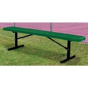  Expanded Metal Backless Park Benches Patio, Lawn & Garden