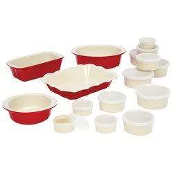 Stoneware Bakeware Set 28pc Wyndham House™ New Holiday Dinners 