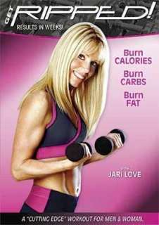JARI LOVE GET RIPPED 2005 EXERCISE DVD NEW SEALED WEIGHT TRAINING 