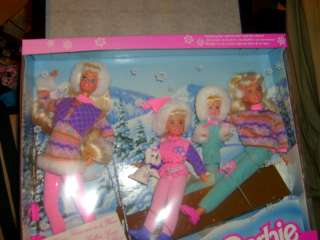 BARBIE KELLY STACEY SKI SISTERS 4 DOLL SET   RARE  