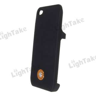 Battery Backup Pack for iphone 4S/4 1700mAh External Leather Power 