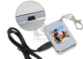 Mini 1.5 LCD Digital Photo Picture Frame Album USB Keychain Keyring 